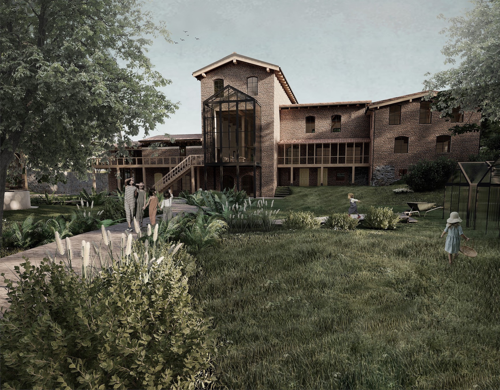 Kula  Młyn村磨坊改造为收养家庭住宅丨格但斯克美术学院室内建筑系Weronika Kuźma-0