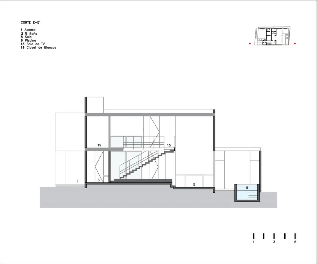 11 米长方形土地上的二层阁楼住宅-41