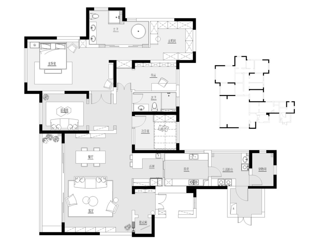 马拉松夫妻的现代复古宅丨中国成都丨清羽设计-20