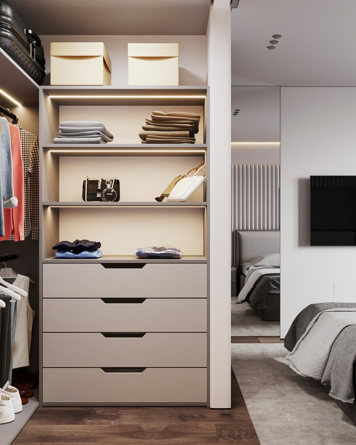 浅色系公寓设计-28