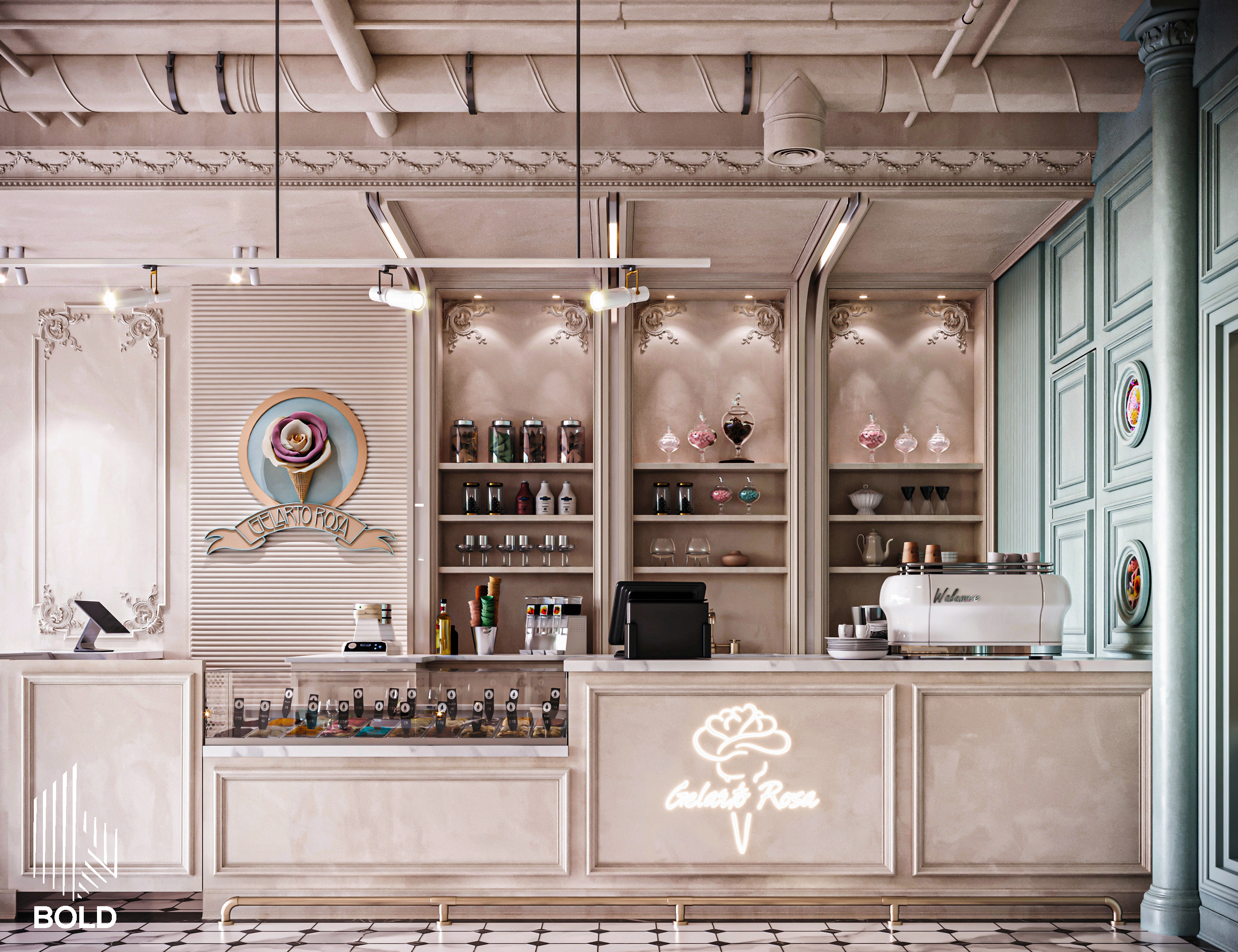 GELARTO ROSA冰淇淋店丨BOLD.Co-8