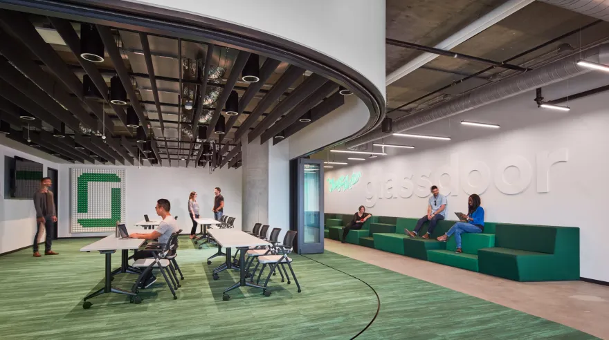 芝加哥 Glassdoor 办公室——现代都市中的活力空间-15