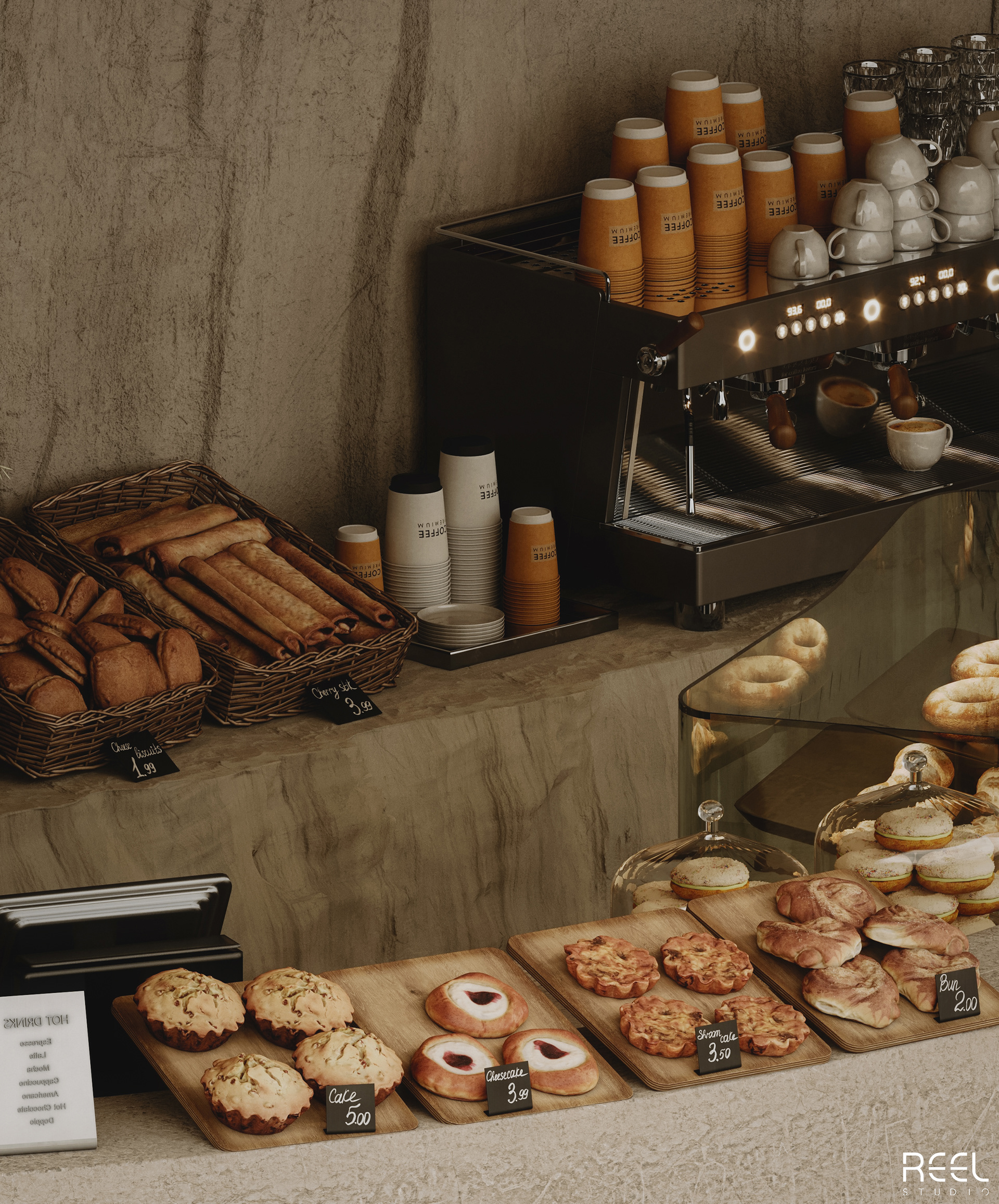 面包店与咖啡馆设计丨沙特阿拉伯丨Reel Studio-31
