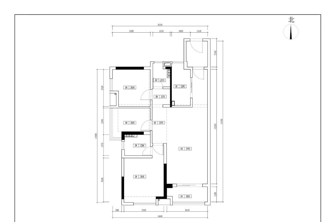 北欧风温馨之家 | 100 平空间改造实例-1