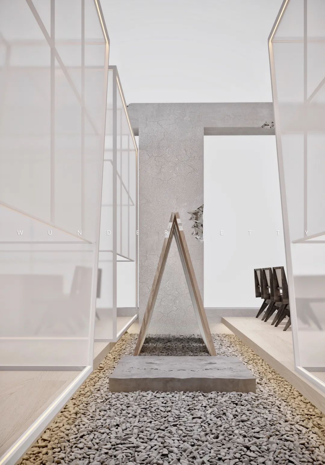 無界 · 室内设计中的自然表达与高级工艺美学丨WUJE(無界)设计-15