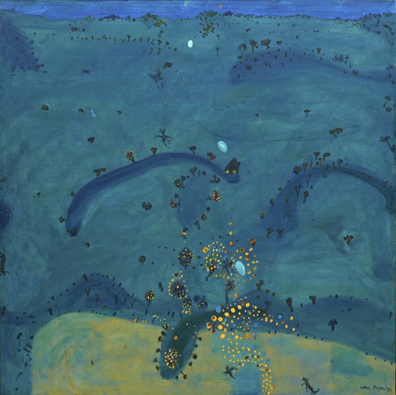 澳洲传奇画家 John Olsen 艺术展-17