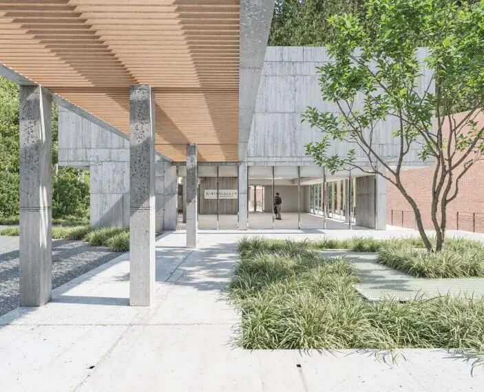 因石而立栖木为生|我院设计的浙江农林大学古树名木保护研究院奠基开工！-45