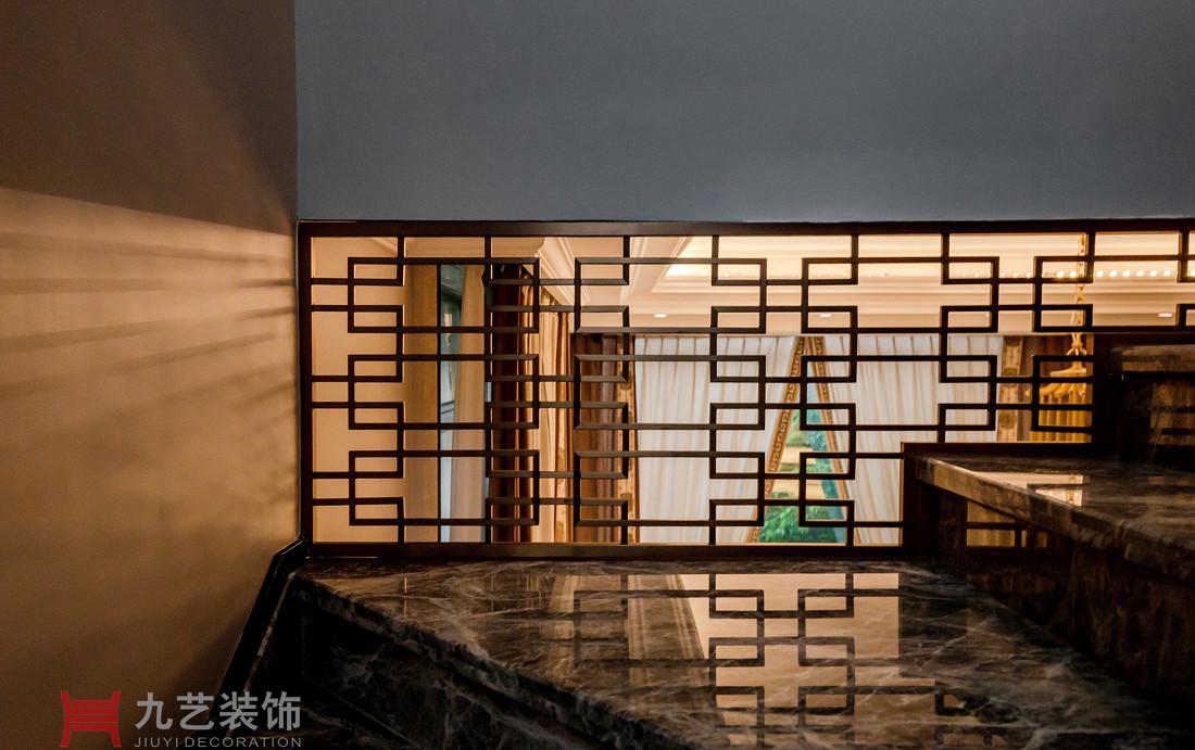 九艺装饰丨别墅丨【优雅中式】东方极境-35