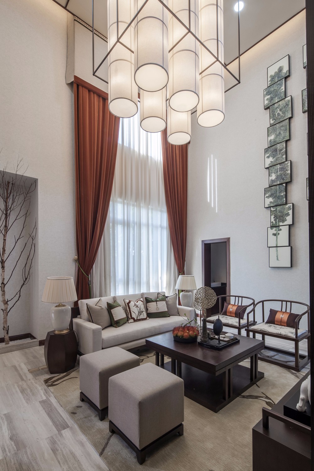 黔人情韵 —— 多彩贵州城中式别墅样板  世阆设计-6