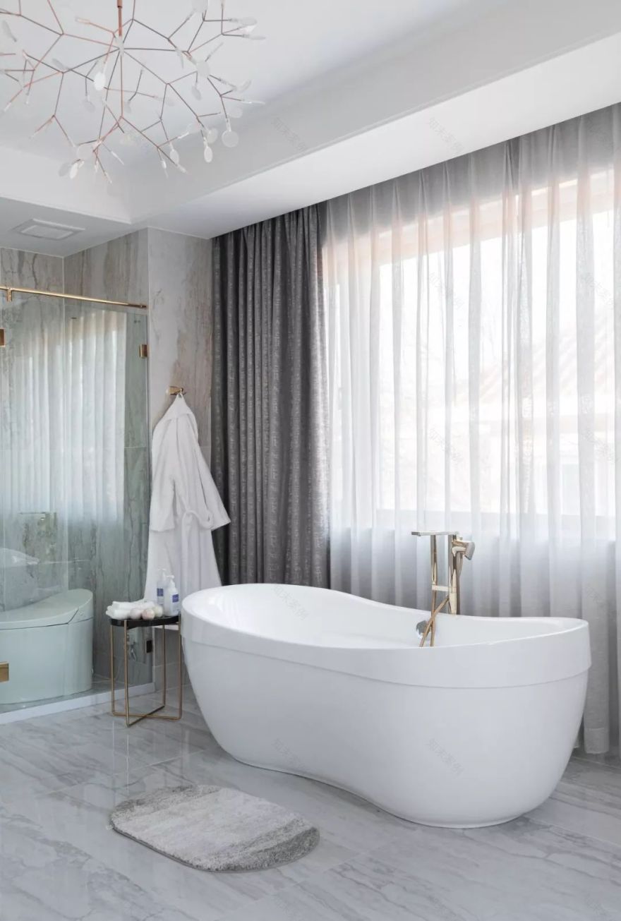 筑美壹号设计丨顶级别墅设计 | 岁月缱绻,澄澈安然!-31