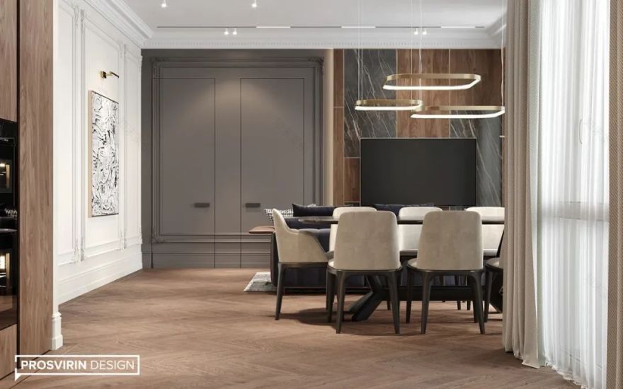 现代轻奢住宅丨Prosvirin Design-7