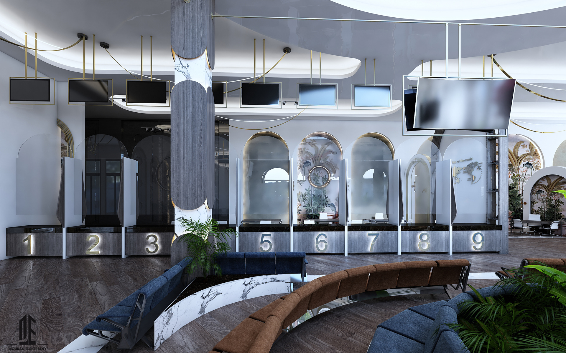 Misr International Bank 室内设计-11