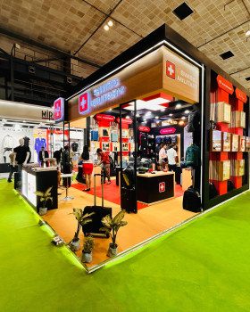 Swiss Military展览展位设计丨DESIGN WOOD PRODUCTION