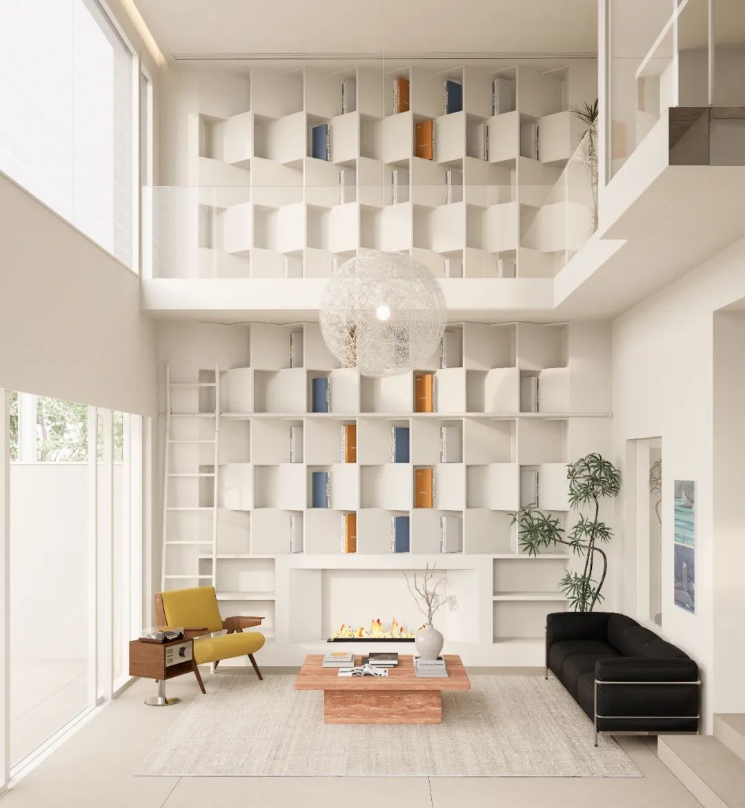 BENSON DESIGN 原创设计 |  白色系的艺术馆之家-10