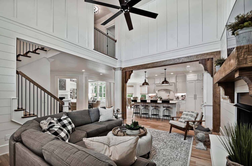 Welcoming craftsman style home with farmhouse touches in Arkansas-21
