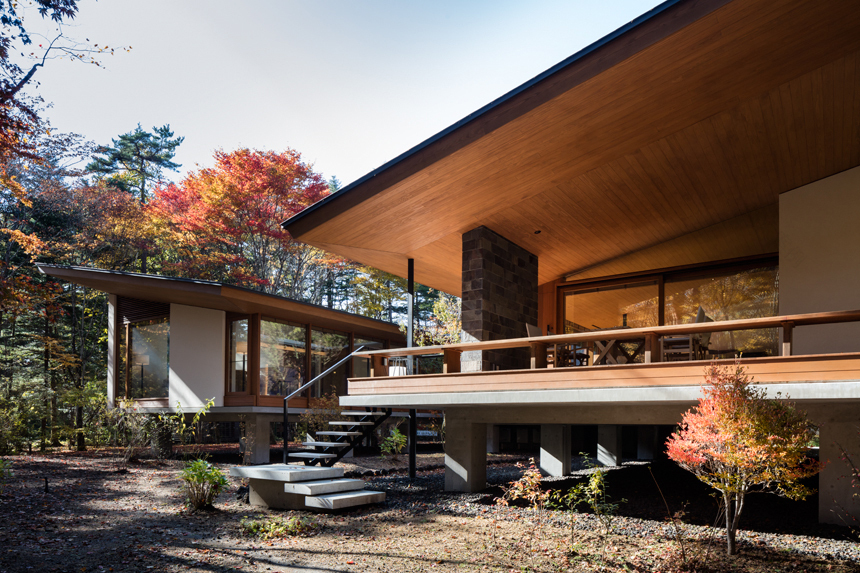 軽井沢A邸(Karuizawa House A)丨日本长野丨坂仓建筑研究所(Sakakura Associates)-9