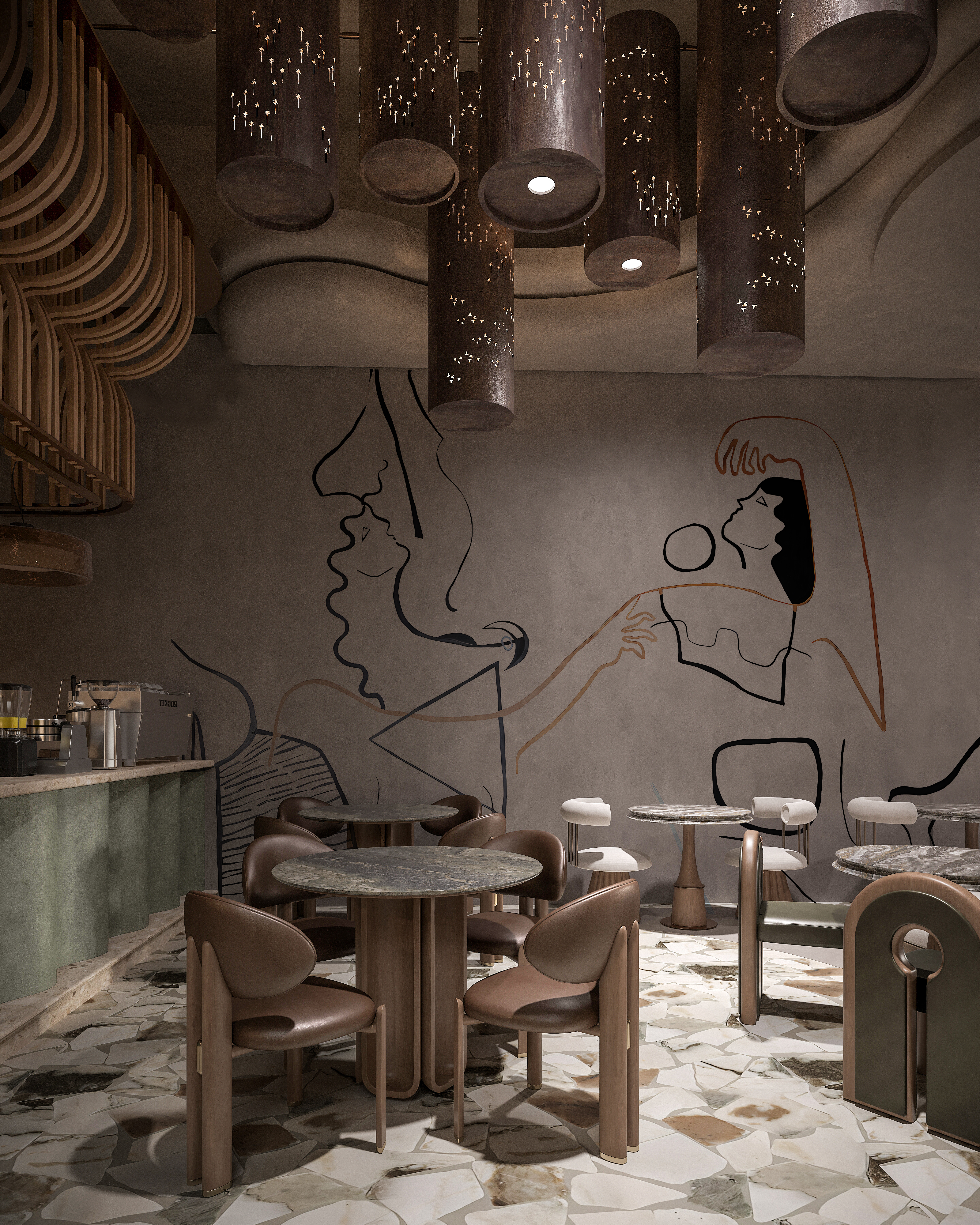 uplift有提升、振奋等意思，结合RESTAURANT（餐厅），这里可将UPLIFT RESTAURANT翻译为活力餐厅  丨沙特阿拉伯利雅得-8