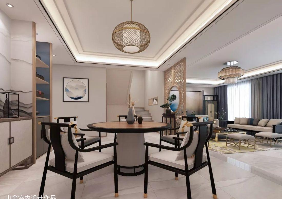 华瀚大湖公馆新中式禅意空间,展现东方美学魅力-14