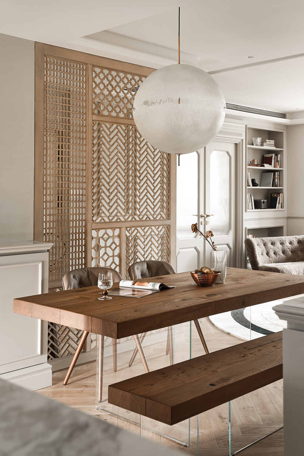 法式复古清新浪漫舒适自然风住宅设计丨中国上海丨上海示觉室内设计事务所-13