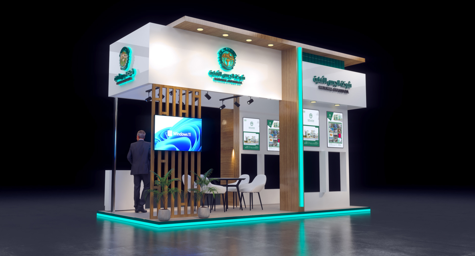 Gypsco exhibition- stand- booth- design - event - 3D-8