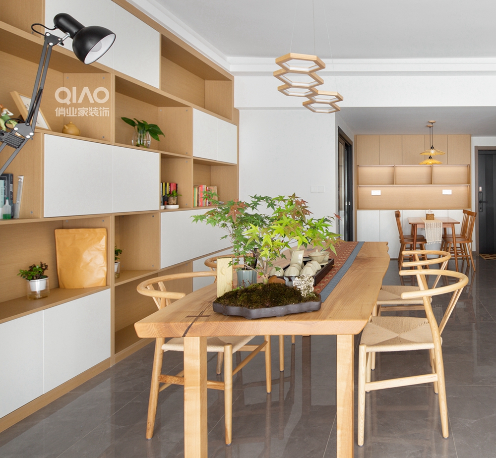 宏声公寓现代原木风装修案例丨中国重庆丨重庆俏业家装饰-43