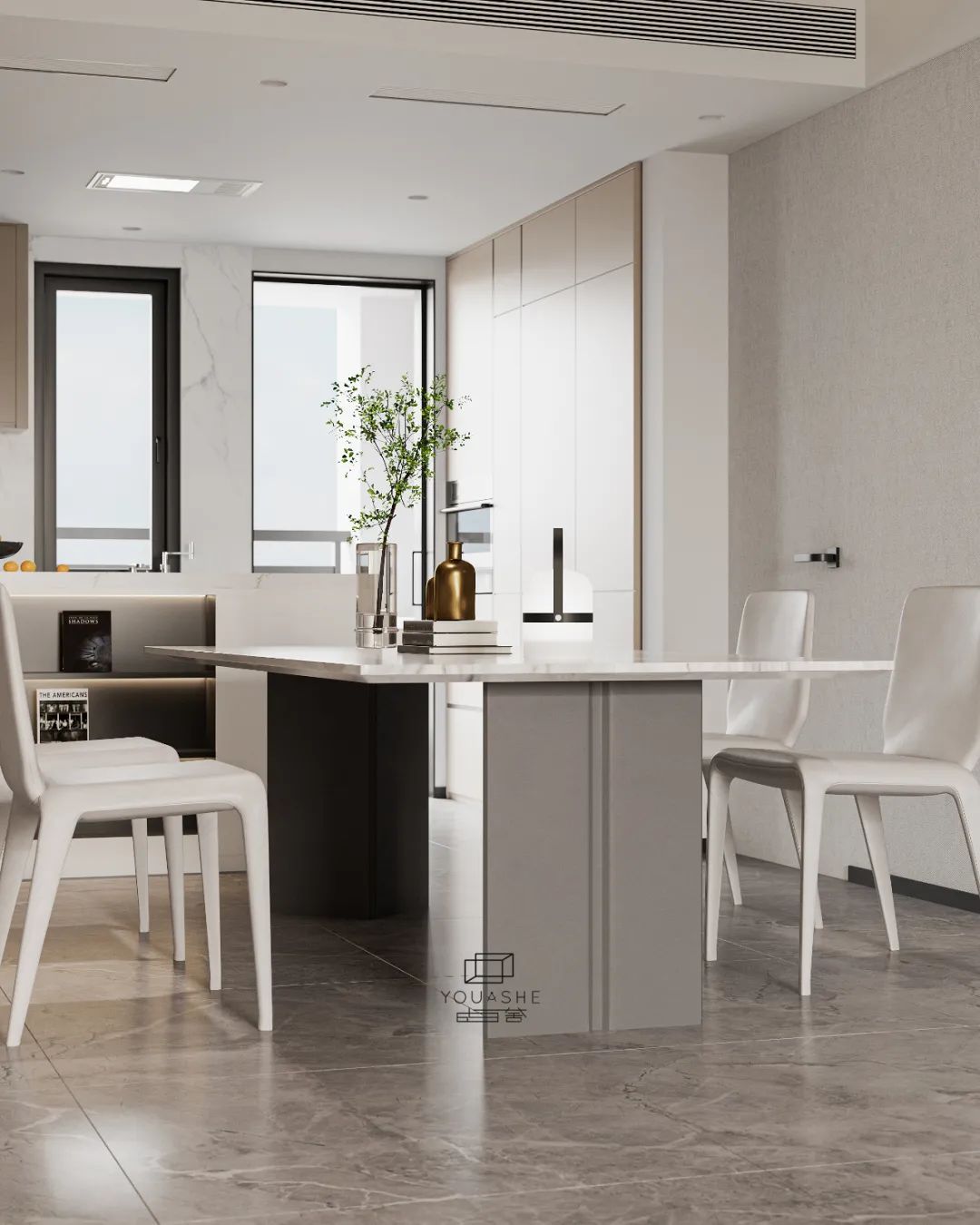 上海黄浦150㎡大平层设计丨中国上海丨由舍空间设计-30