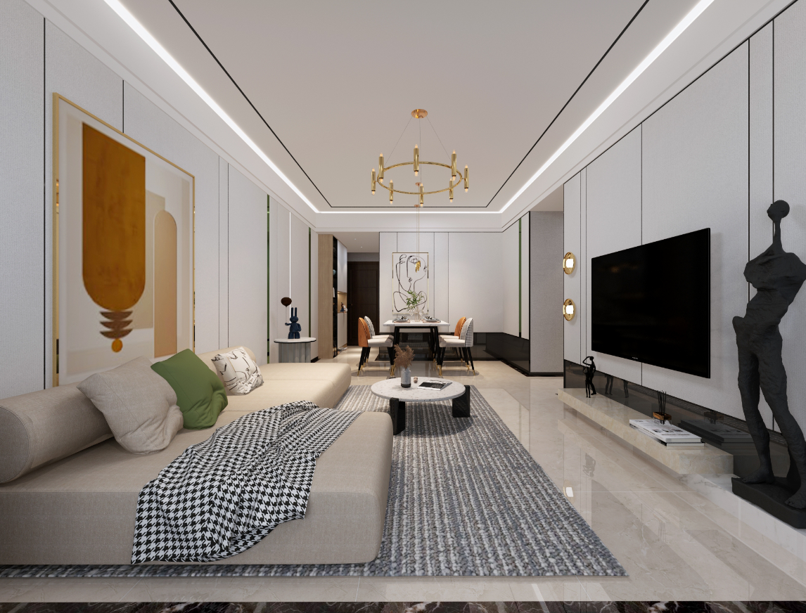 现代简约诗意居所-5