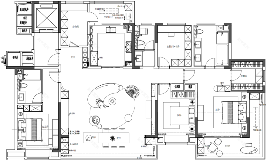 金茂府 金铭雅园丨中国泰州丨上海境辰空间设计事务所-79