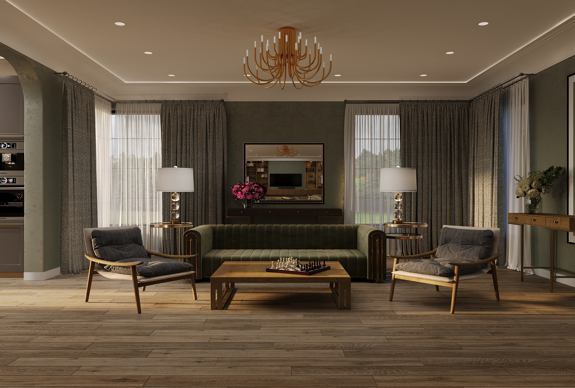 郊区住宅室内外可视化设计项目丨tetiana_visual_3d-11