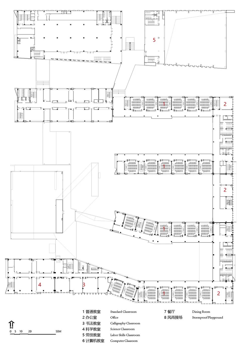 苏州工业园区星浦实验中学丨中国苏州丨苏州华造建筑设计有限公司-75