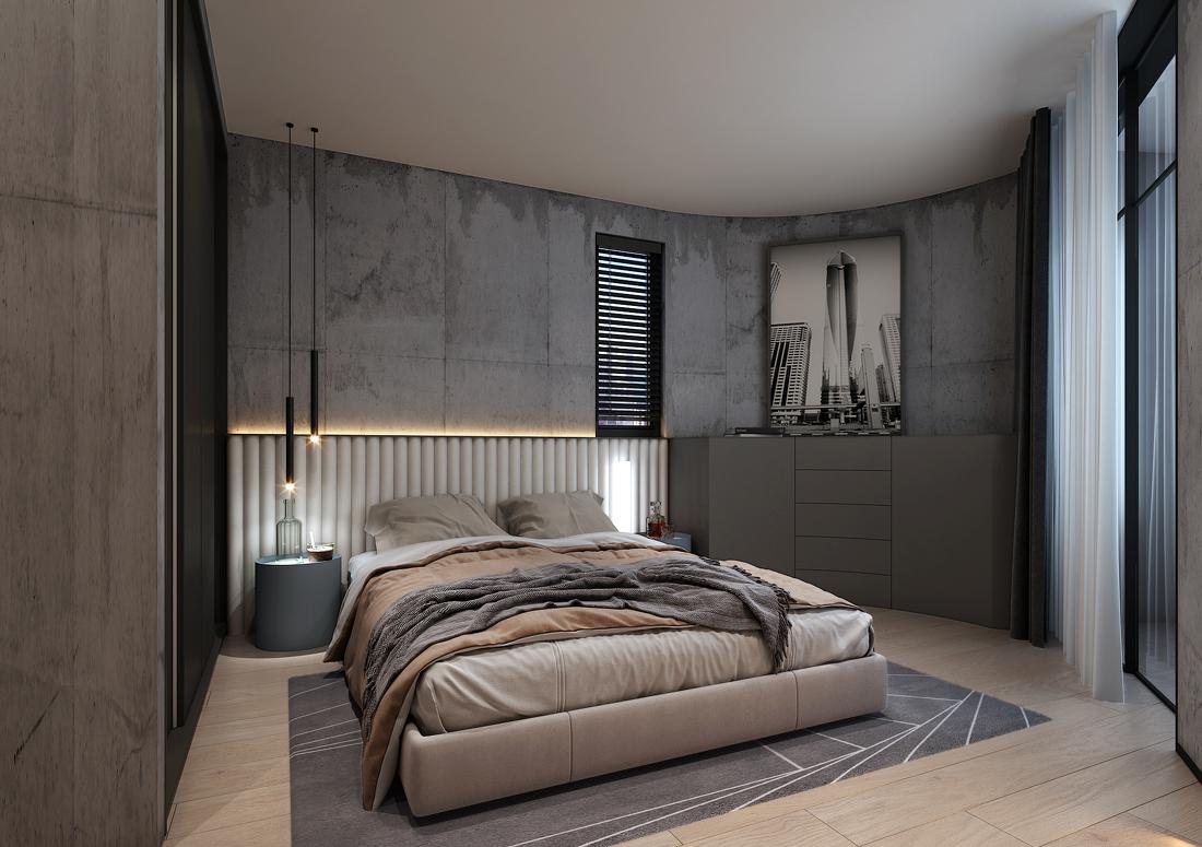 现代工业风打造别样的家-3