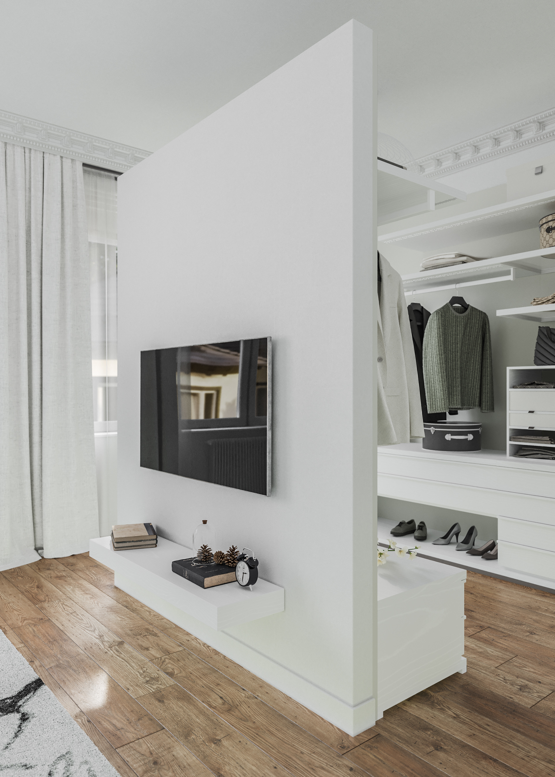 Guryevskaya Sloboda 村 3 号住宅室内设计丨Sergey Kachalov-25