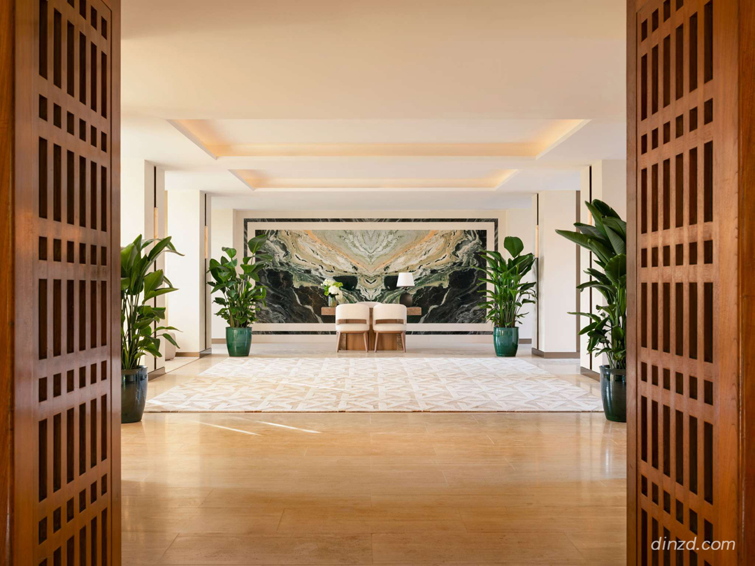 圣淘沙莱佛士酒店丨新加坡丨Yabu Pushelberg设计-53