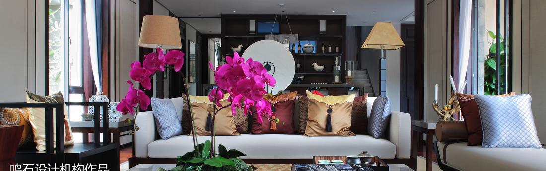 鸣石设计机构丨别墅丨鸣石(国际)设计机构(新中式)-6