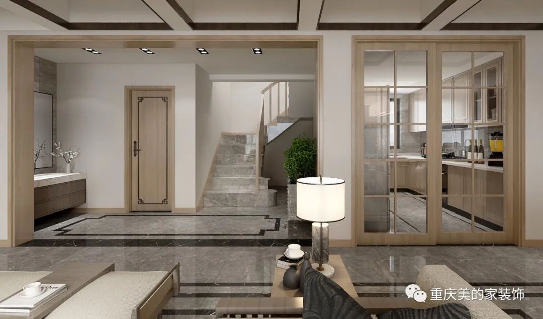 风雅千年 | 新中式博翠天悦洋房设计-33