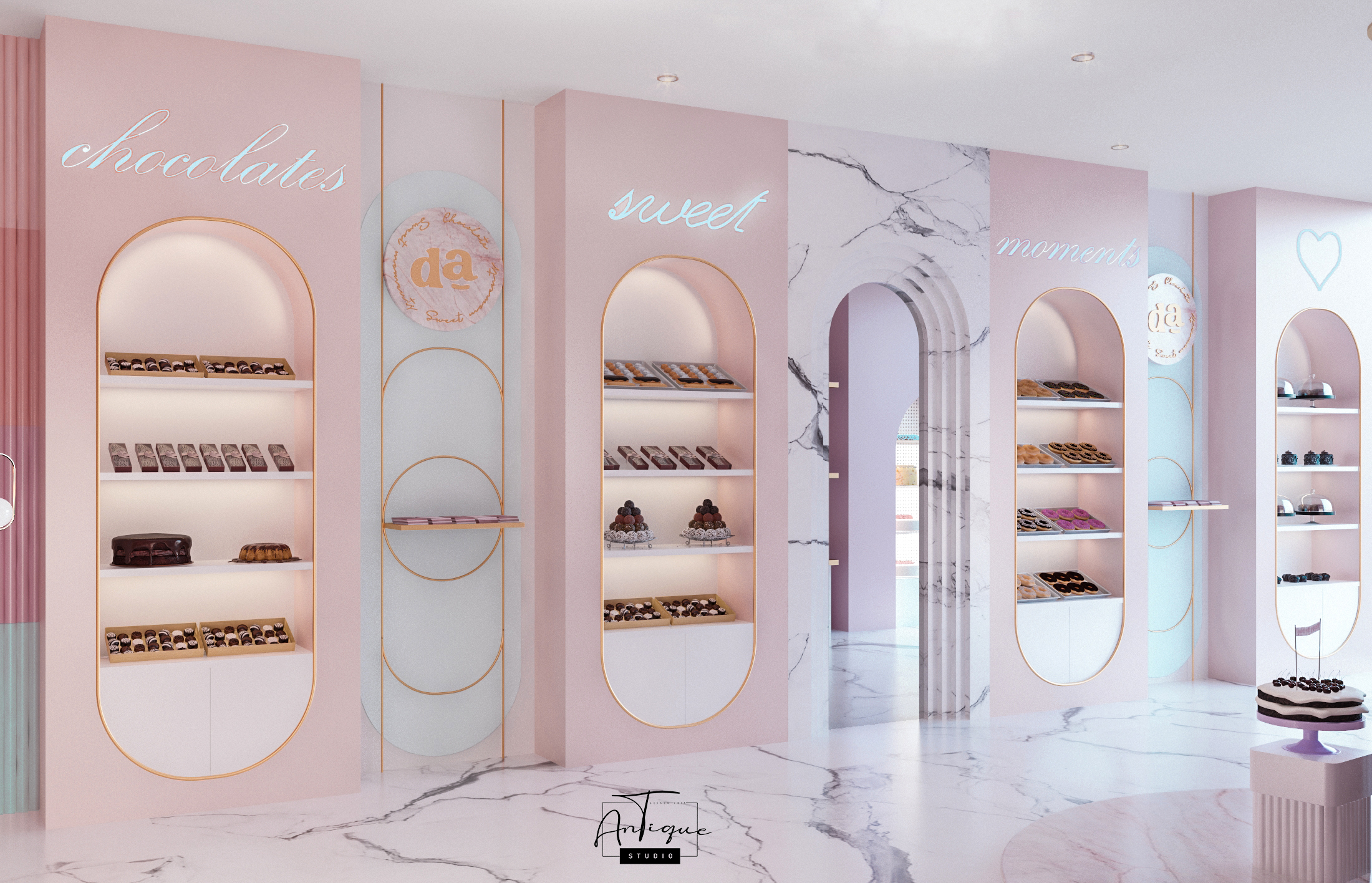 维达巧克力店丨ANTIQUE Studios-11