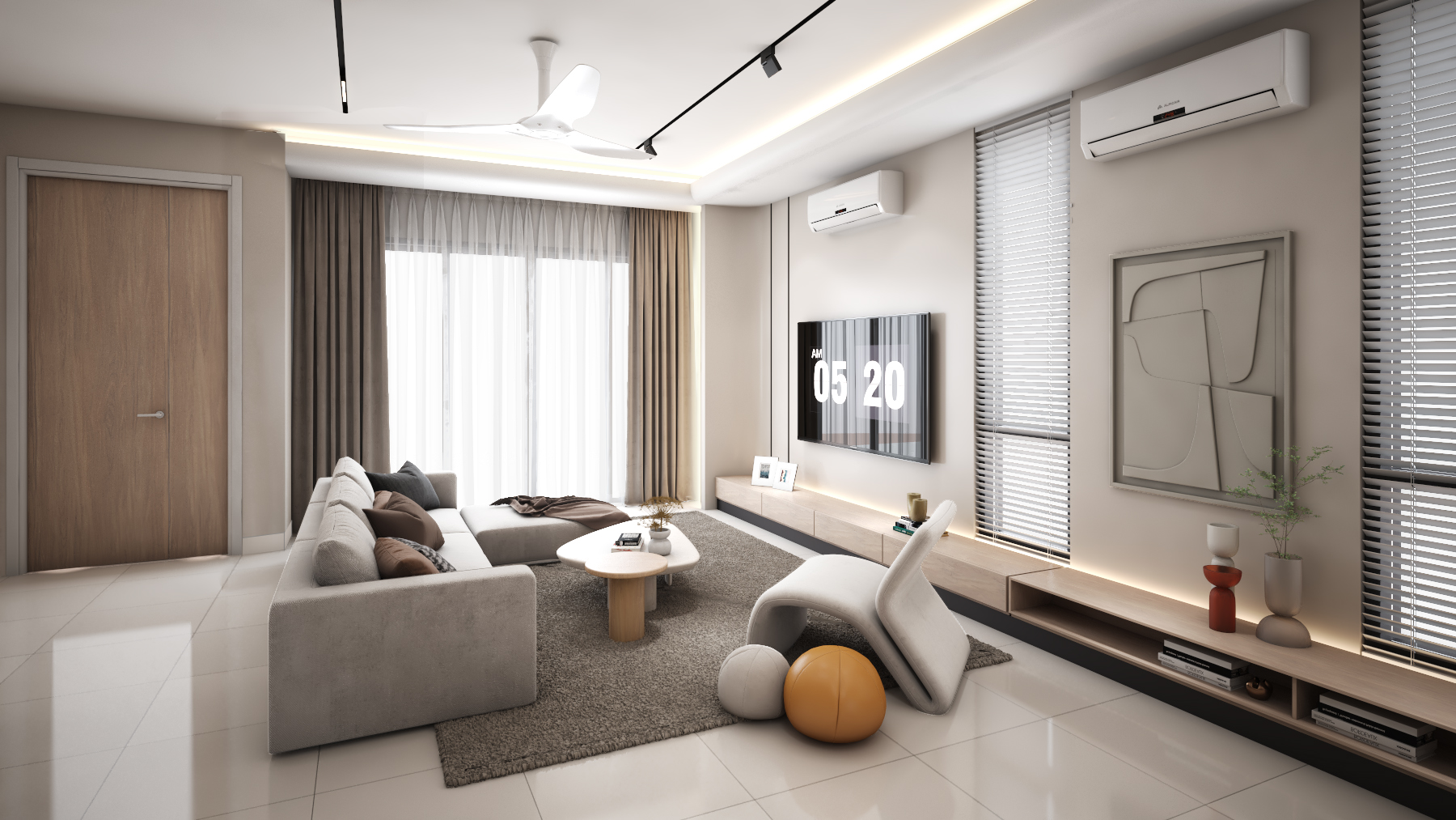 蒲种传奇公寓 2丨马来西亚雪兰莪丨Cream Minimalist-5