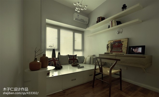 30万元样板间87平米装修案例（水榭春天  心窝）丨深圳木子仁室内设计事务所-18