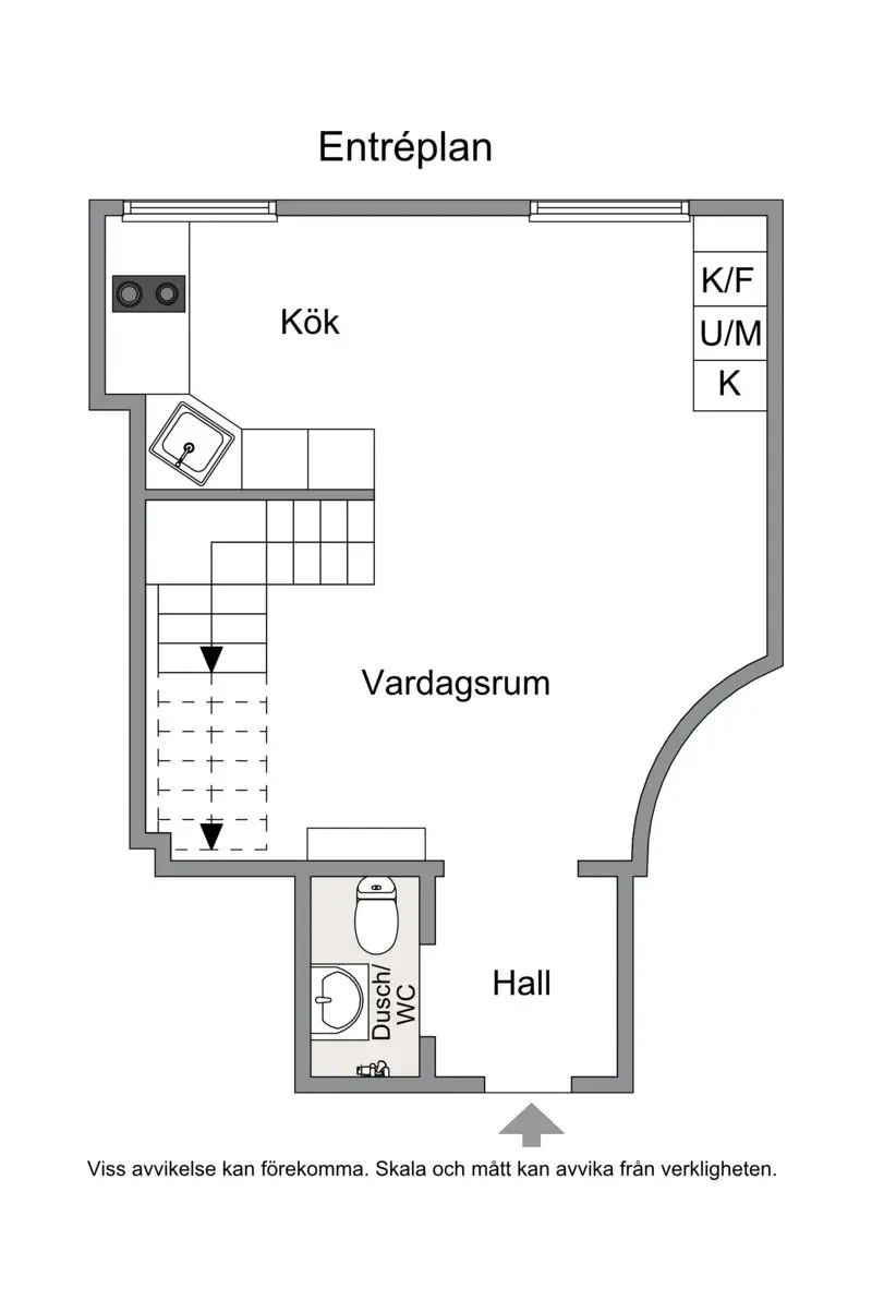 钢质楼梯与黑白墙纸 | 30m²复式公寓的时尚设计-17