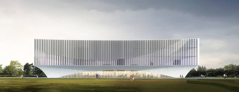 现代都市地标建筑——蓝天会展中心设计案例-5