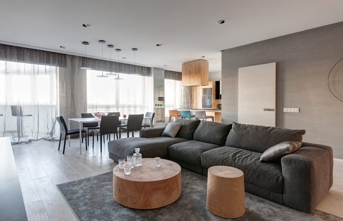 当代客厅室内装饰结合现代设计案例丨I  Project,Stidac-5