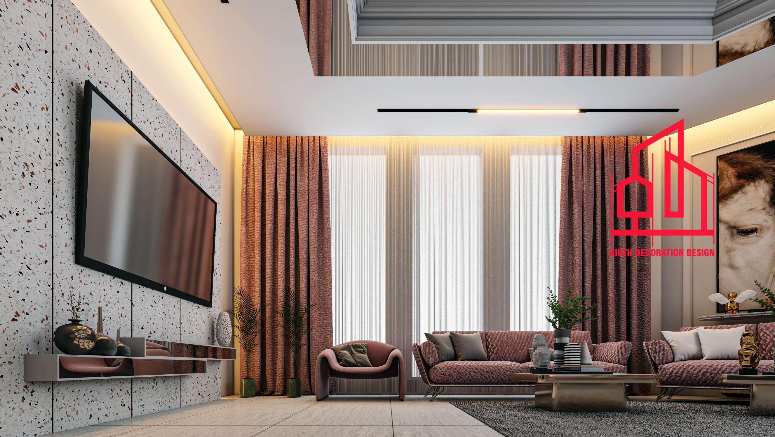 Luxury Living room in UAE-3