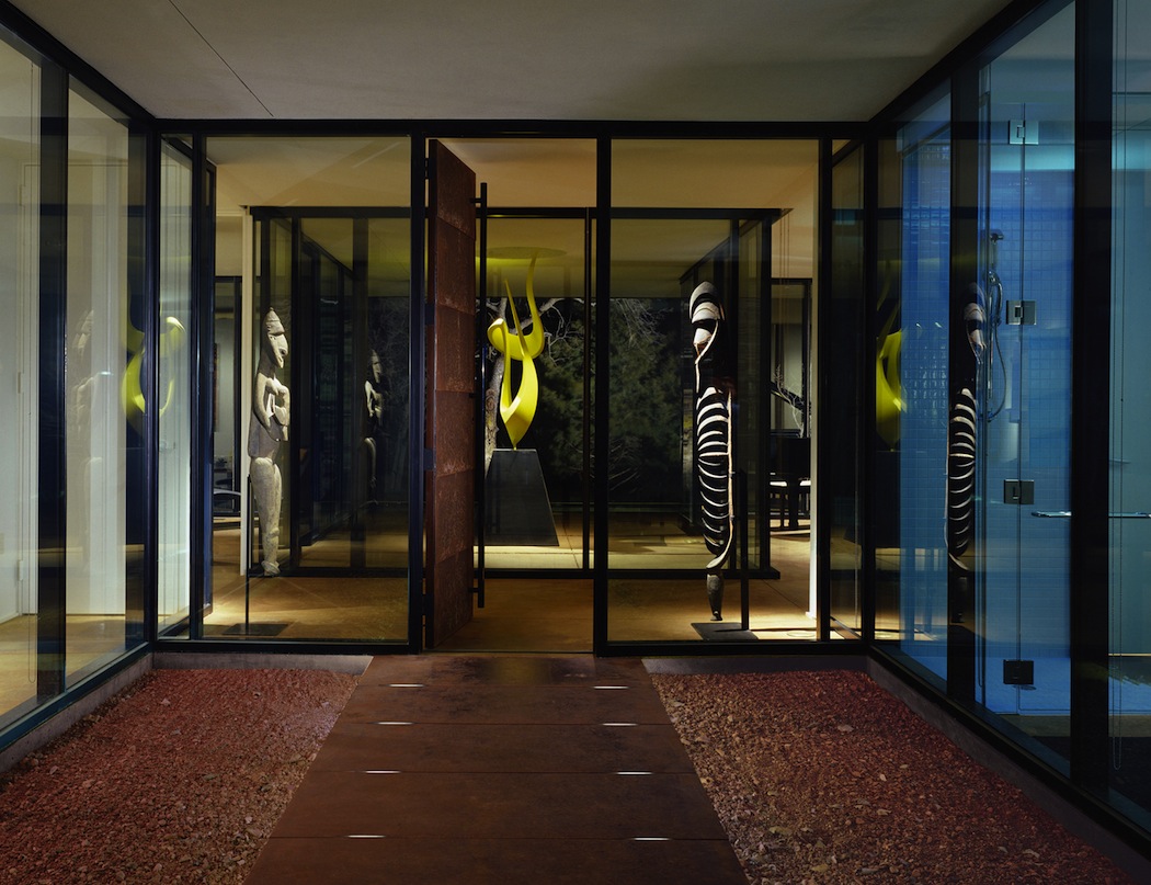 自然与建筑共融的私人住宅-12