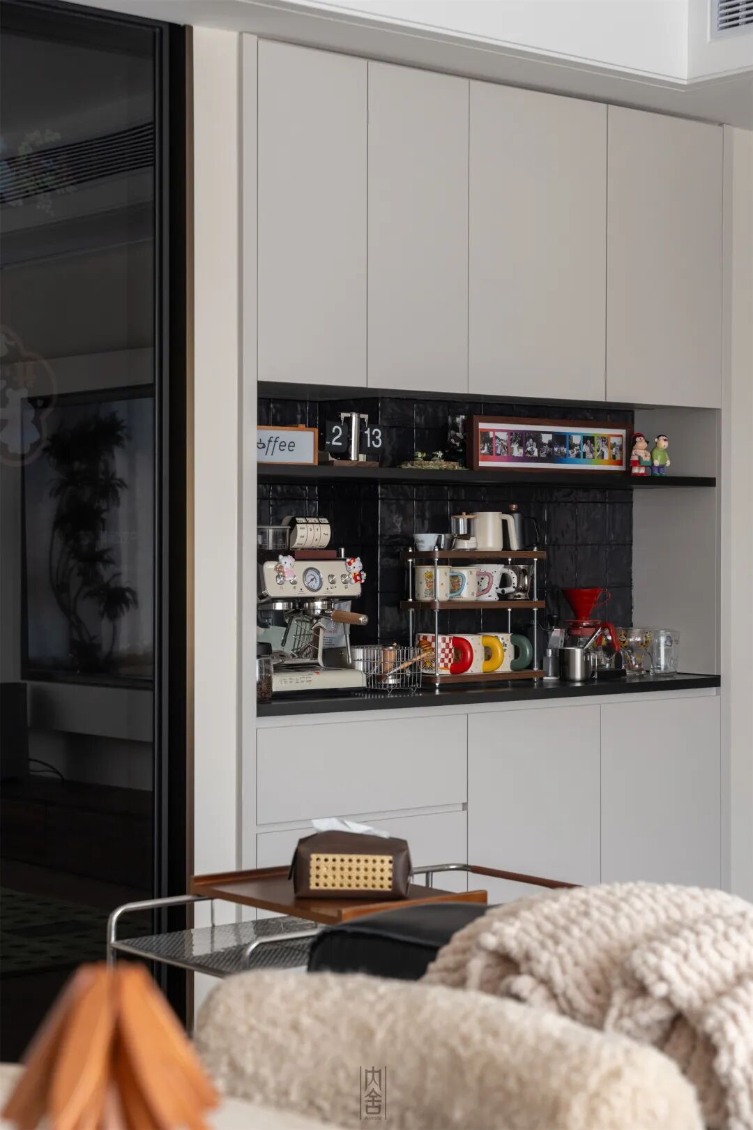 内舍软装丨123㎡现代中古风，在时光褶皱里收藏家的温柔诗篇！-16