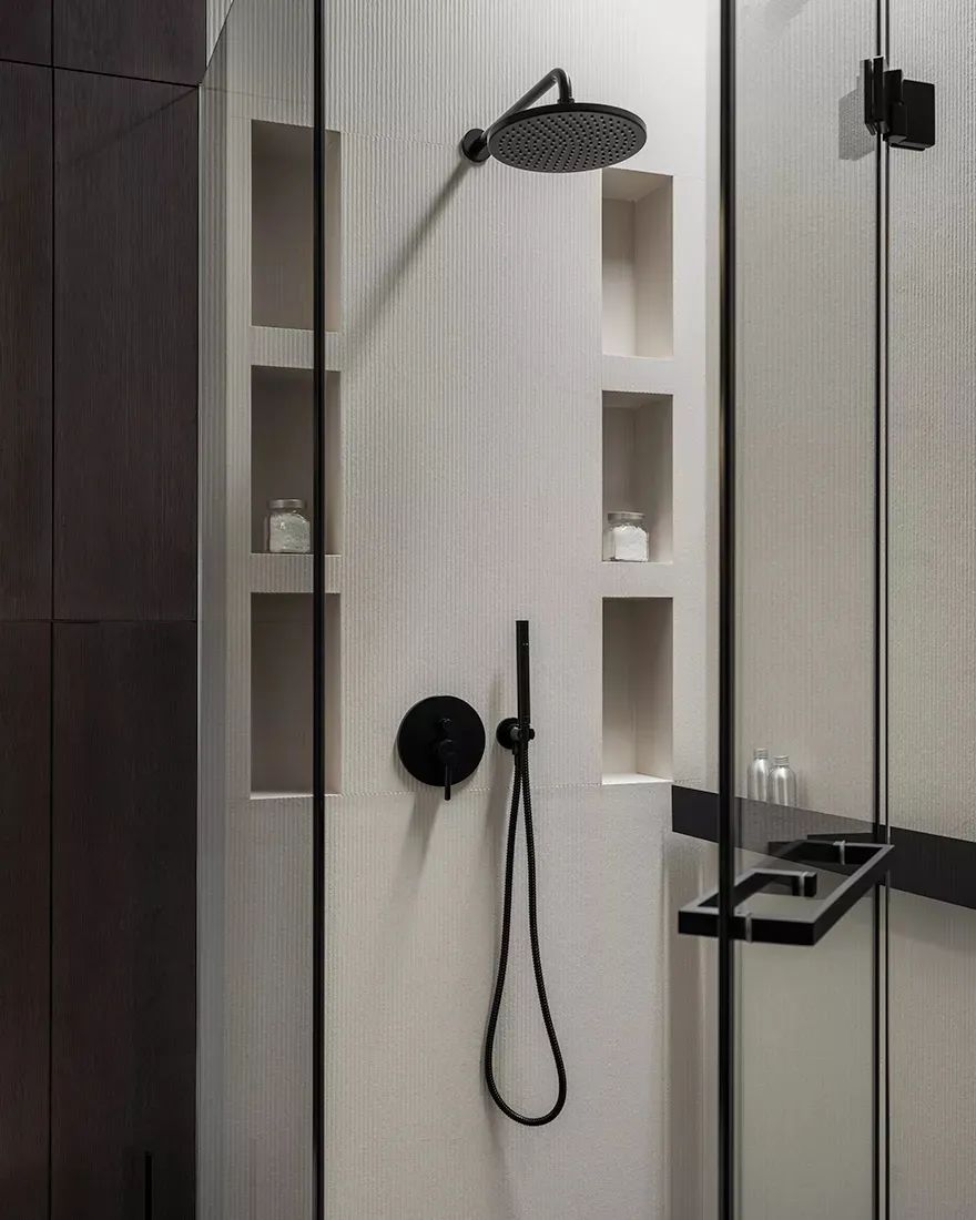 65㎡深色公寓设计丨Svetlana Herzen-25