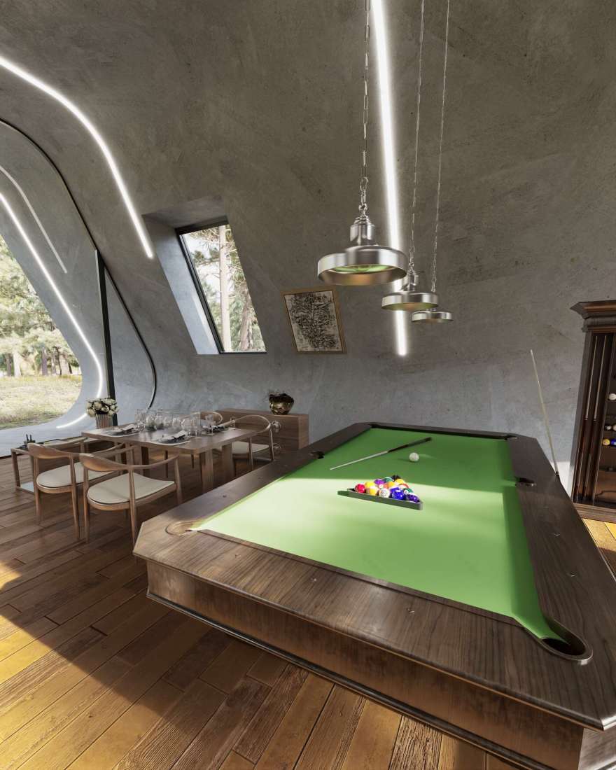 混凝土绿洲 A 形框架小屋设计丨加拿大温哥华丨Rabani Architectural Studio-24