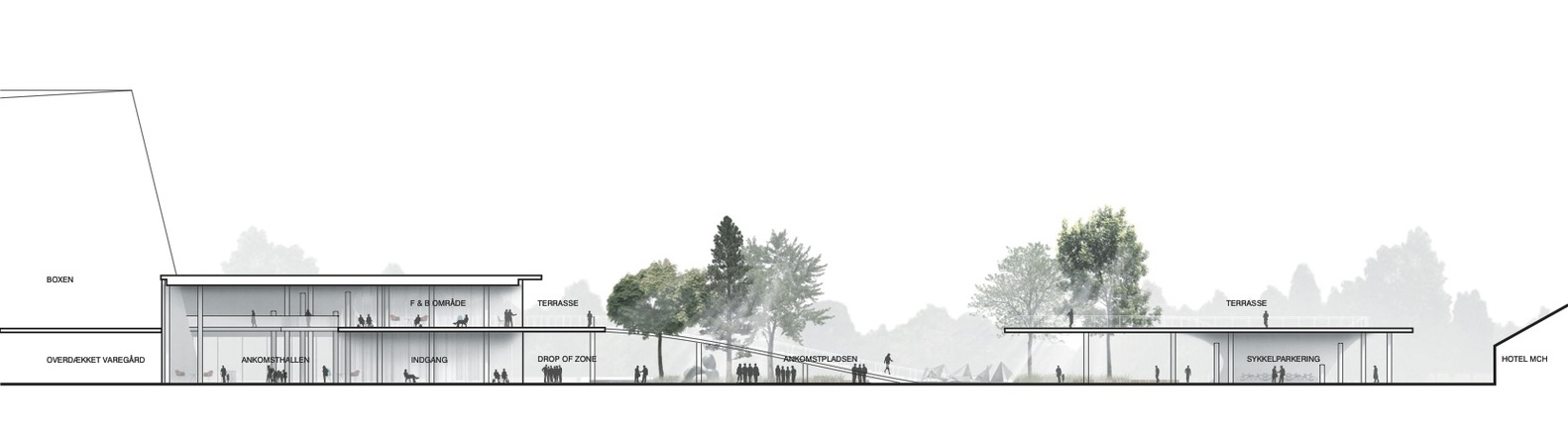 丹麦最大展览中心设计亮相,绿色景观与活动广场相映成趣-62