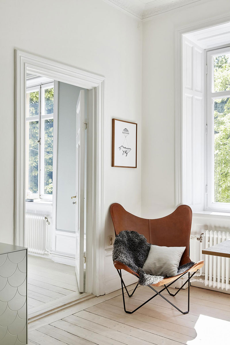 自然光打造舒适瑞典小公寓-6