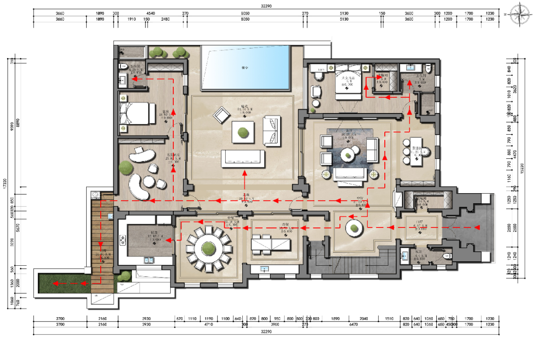 合肥现代简欧独栋别墅 | 休闲娱乐一体,打造温暖家居空间-25