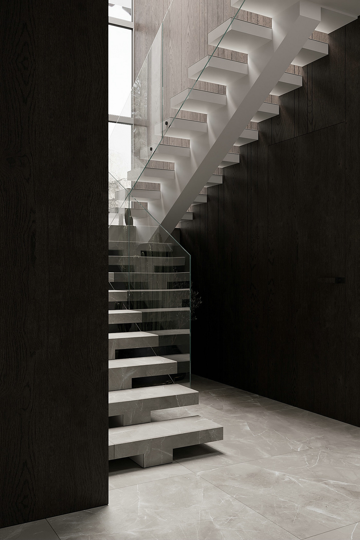 乌克兰基辅350㎡住宅设计 超有设计感！-10